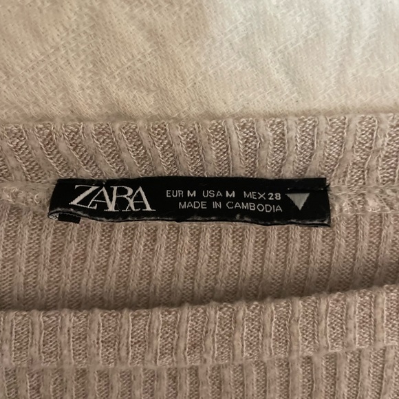 beige zara top - Picture 2 of 3